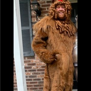 Wizard of Oz Cowardly Lion Costume for Adults